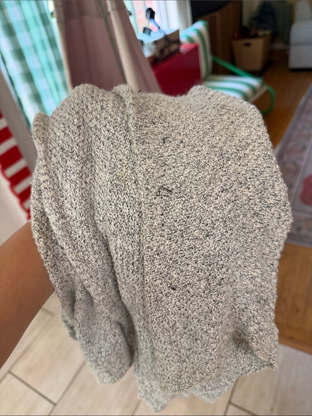 Brandy Melville Lightweight Open Front High Low Beach Boho Cardigan OS - Picture 6 of 6